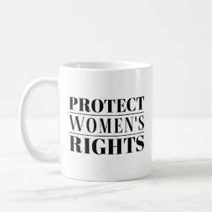Caneca De Café Proteger os direitos das mulheres