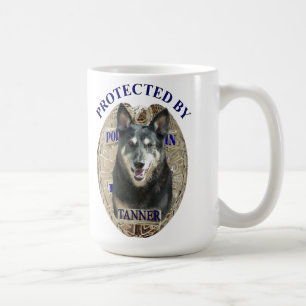 Caneca De Café Protegido pelo curtidor