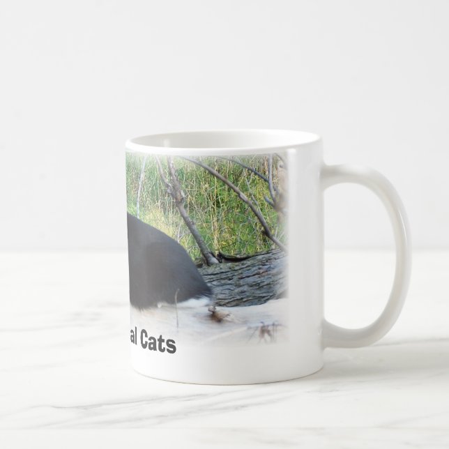 Caneca De Café Proteja gatos ferozes (Direita)
