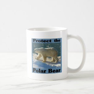 Caneca De Café Proteja o Urso Polar