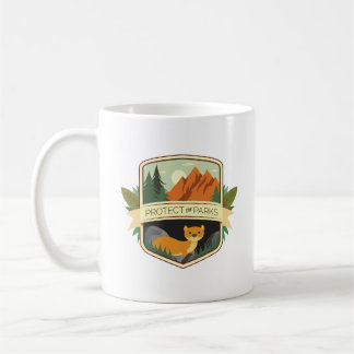 Caneca De Café Proteja o Weasel dos Parques