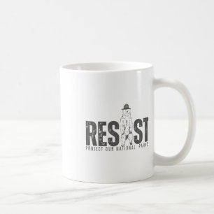 Caneca De Café Proteja Os Nossos Parques Nacionais Contra A Retro