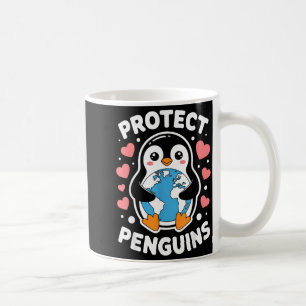Caneca De Café Proteja Pinguins Para Amantes de Animais - Conserv