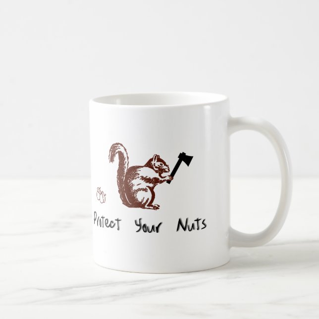 Caneca De Café Proteja seus loucos (Direita)