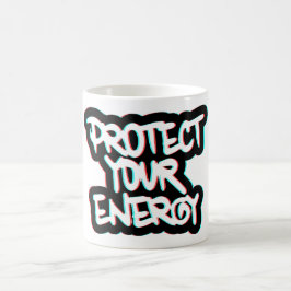 Caneca De Café Proteja sua energia 1