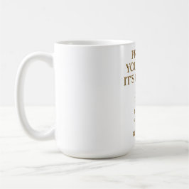 Caneca De Café Proteja Sua Paz — Citação Minimalista de Autocuida