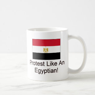 Caneca De Café Protesto Como Um Egípcio