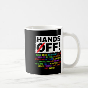 Caneca De Café Protesto contra segurança social resiste demo de s