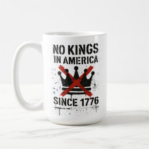Caneca De Café Protesto no Dia Sem Reis na América
