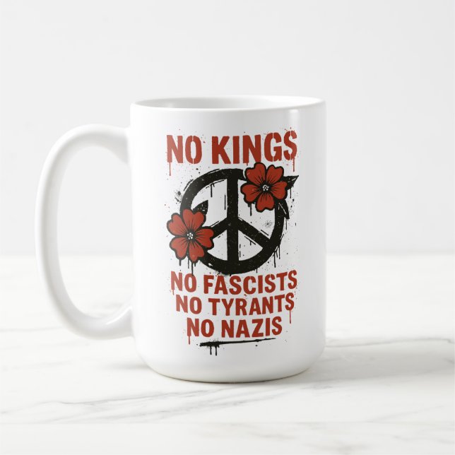 Caneca De Café Protesto no Dia Sem Reis na América (Esquerda)