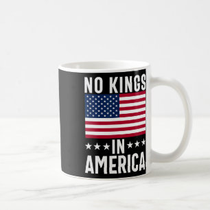 Caneca De Café Protesto Sem Reis na Bandeira da América Salva Dem
