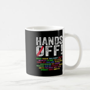 Caneca De Café Protestos Contra Segurança Social E Medicamento Pr