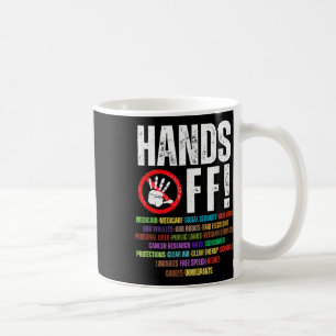 Caneca De Café Protestos Contra Segurança Social E Medicamento Pr