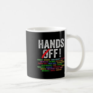Caneca De Café Protestos Contra Segurança Social E Medicamento Pr