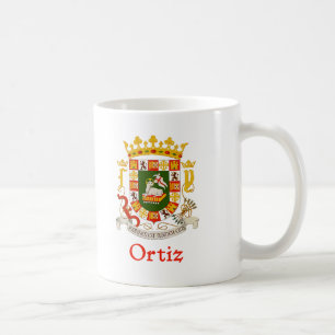 Caneca De Café Protetor de Ortiz de Puerto Rico
