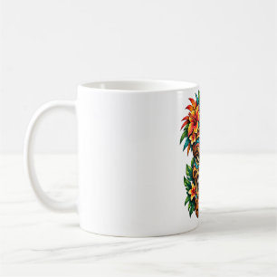 Caneca de Café Protetor do Escudo de Hibisco
