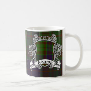 Caneca De Café Protetor do Tartan de Adams