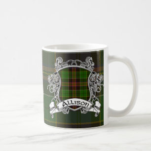 Caneca De Café Protetor do Tartan de Allison