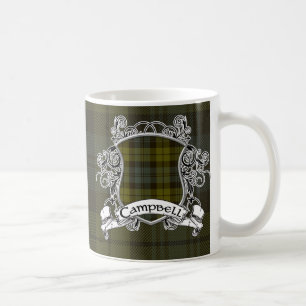 Caneca De Café Protetor do Tartan de Campbell
