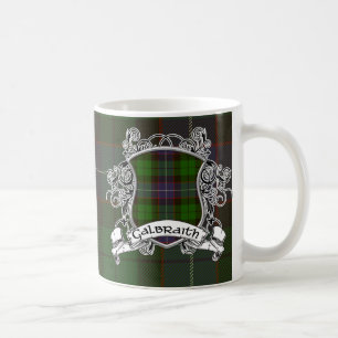 Caneca De Café Protetor do Tartan de Galbraith