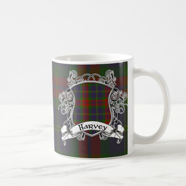 Caneca De Café Protetor do Tartan de Harvey (Direita)