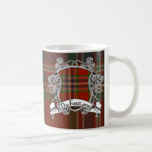 Caneca De Café Protetor do Tartan de MacFarlane