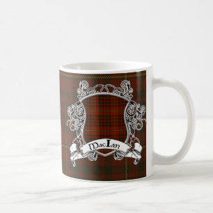 Caneca De Café Protetor do Tartan de MacIan