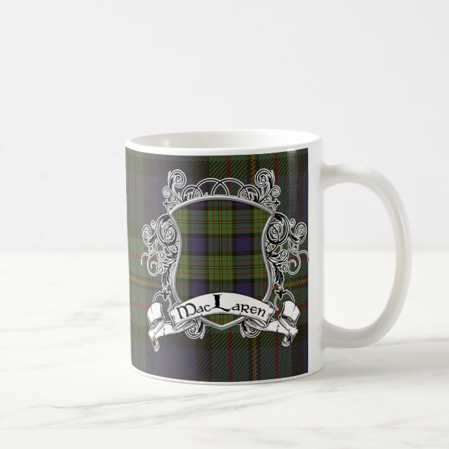 Caneca De Café Protetor do Tartan de MacLaren (Direita)