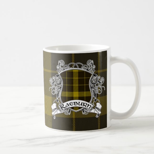 Caneca De Café Protetor do Tartan de Raeburn (Direita)