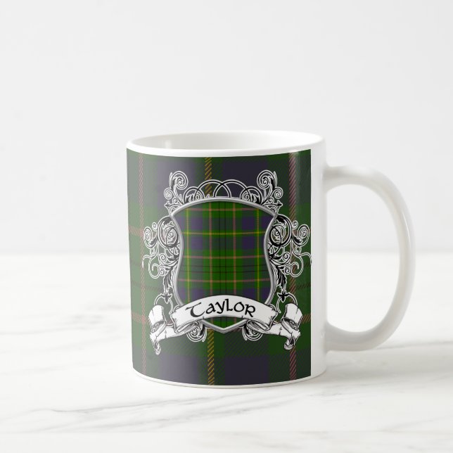 Caneca De Café Protetor do Tartan de Taylor (Direita)