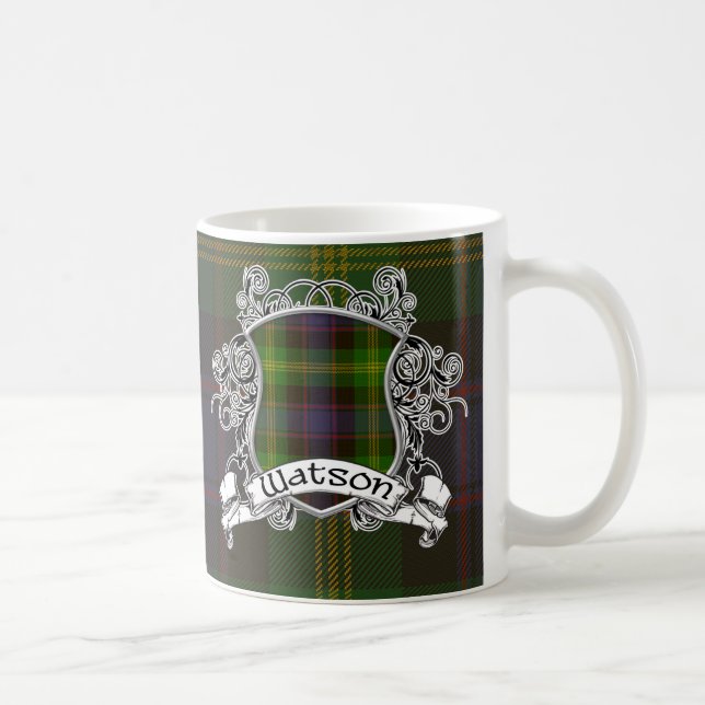 Caneca De Café Protetor do Tartan de Watson (Direita)
