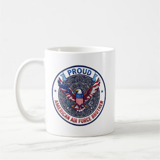 Caneca De Café Proud American Air Force Brother