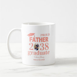 Caneca De Café Proud Father personalized graduation