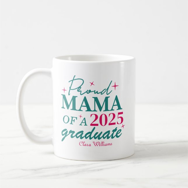 Caneca De Café Proud mama of a graduate (Esquerda)
