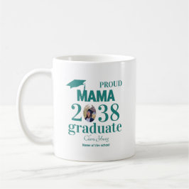 Caneca De Café Proud mama personalized graduation