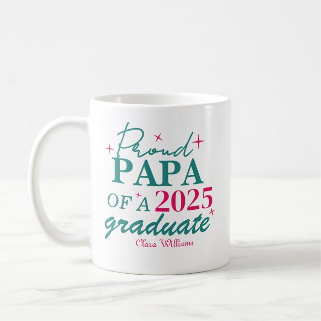 Caneca De Café Proud papa of a graduate (Esquerda)