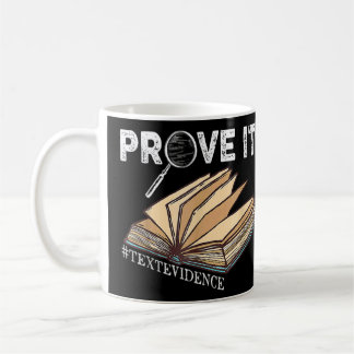 Caneca De Café Prova De Texto Unisex