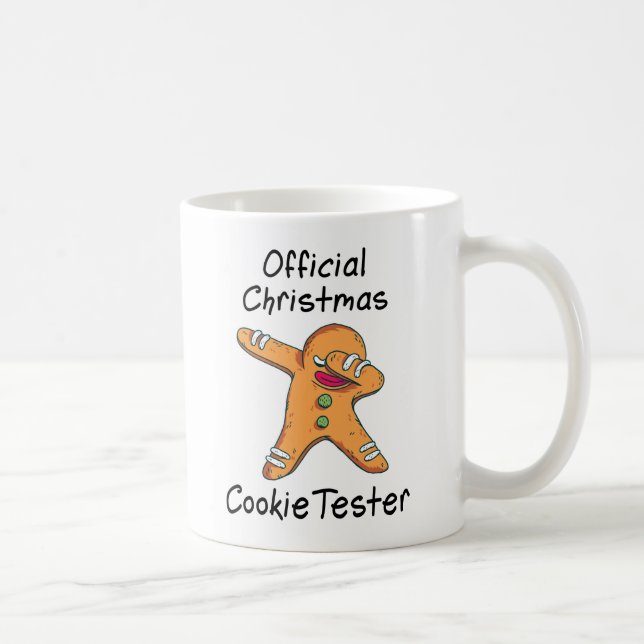 Caneca De Café Provador oficial de biscoitos de Natal (Direita)