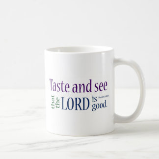 Caneca De Café Prove e veja… 34:8 do salmo