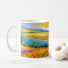 Caneca De Café Proveniência panorâmica "Fleurs Tranquilles"