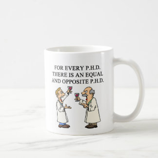 Caneca De Café Provérbio do PHD, provérbio do PHD