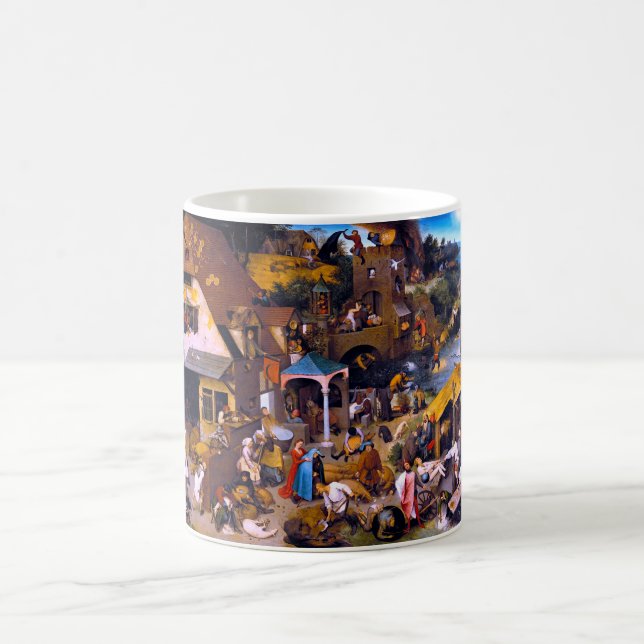 Caneca De Café Provérbios Países Baixos, Pieter Bruegel, o Velho (Centro)