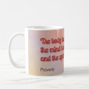 Caneca De Café Proverbo de cura