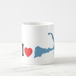 Caneca De Café Provincetown "eu amo" o projeto