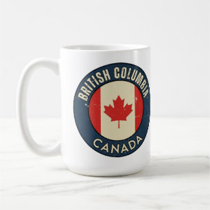 Caneca De Café Província da Colúmbia Britânica Canadá
