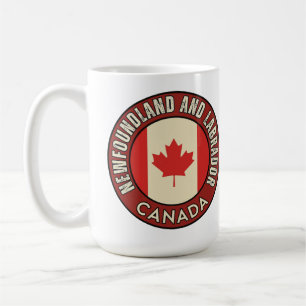 Caneca De Café Província de Newfoundland e Labrador Canadá