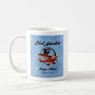 Caneca De Café Próximo plano de Viagem de Aventura do Partido de