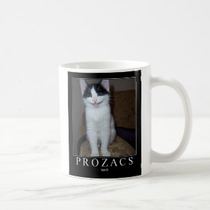 Caneca De Café Prozacs - I o tem - gato