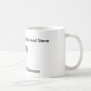 Caneca De Café prumo steve e shannon, Steve, Bob, e Shannon,…
