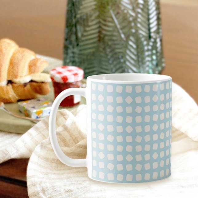Caneca De Café Prussian Blue Marshmallow Mug (Criador carregado)